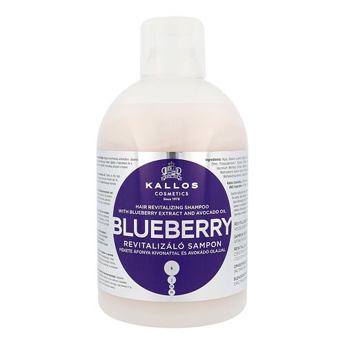 Shampooing Kallos Cosmetics Blueberry 1000 ml