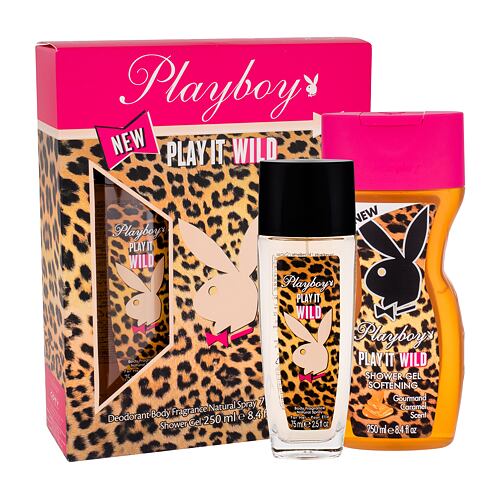 Déodorant Playboy Play It Wild For Her 75 ml boîte endommagée Sets