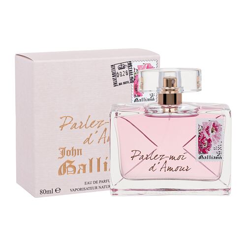Eau de parfum John Galliano Parlez-Moi d´Amour 80 ml boîte endommagée
