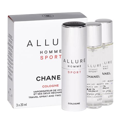 Eau de Cologne Chanel Allure Homme Sport Cologne Twist and Spray 3x20 ml