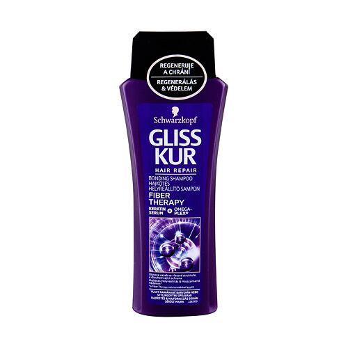Shampooing Schwarzkopf Gliss Fiber Therapy 250 ml
