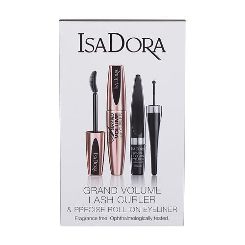 Mascara IsaDora Grand Volume Lash Curler 9 ml 60 Deep Black Beschädigte Schachtel Sets