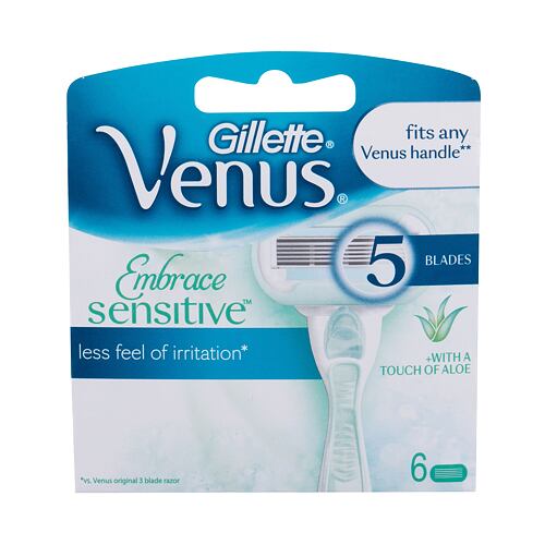Ersatzklinge Gillette Venus Embrace Sensitive 6 St. Beschädigte Schachtel