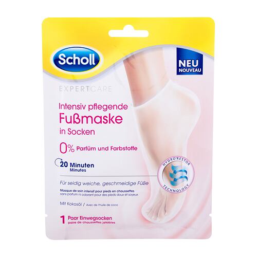 Masque pieds Scholl Expert Care Intensive Nourishing Foot Mask Coconut Oil 1 St.
