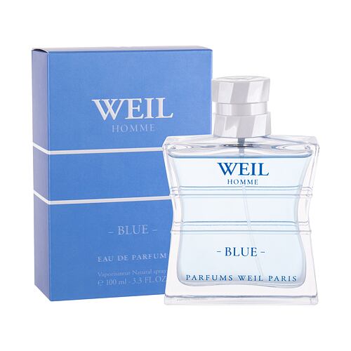 Eau de parfum WEIL Homme Blue 100 ml boîte endommagée