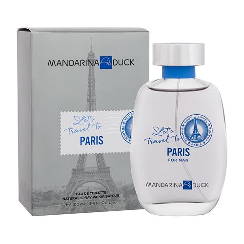 Eau de Toilette Mandarina Duck Let´s Travel To Paris 100 ml Beschädigte Schachtel