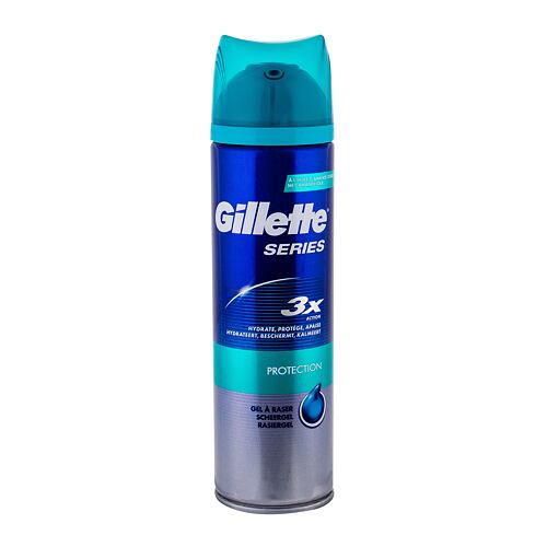 Gel de rasage Gillette Series Protection 200 ml flacon endommagé