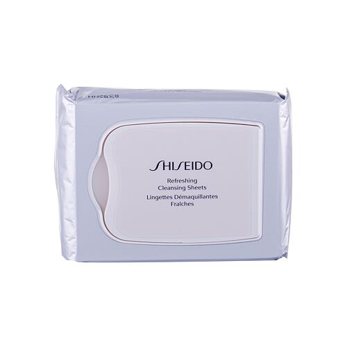 Lingettes nettoyantes Shiseido Refreshing Cleansing Sheets 30 St. boîte endommagée