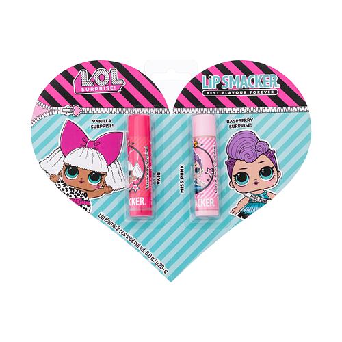 Lippenbalsam Lip Smacker LOL Surprise! Diva & Miss Punk 4 g Beschädigte Verpackung Sets