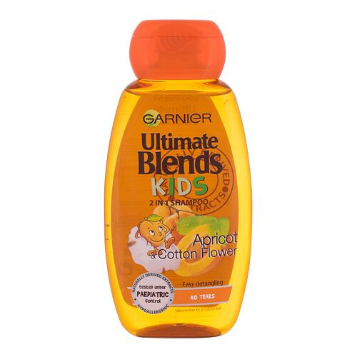 Shampoo Garnier Ultimate Blends Kids Apricot 2in1 250 ml Beschädigtes Flakon