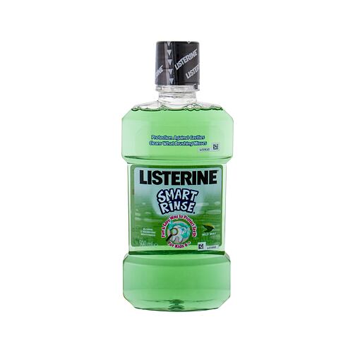 Bain de bouche Listerine Smart Rinse Mild Mint 500 ml flacon endommagé
