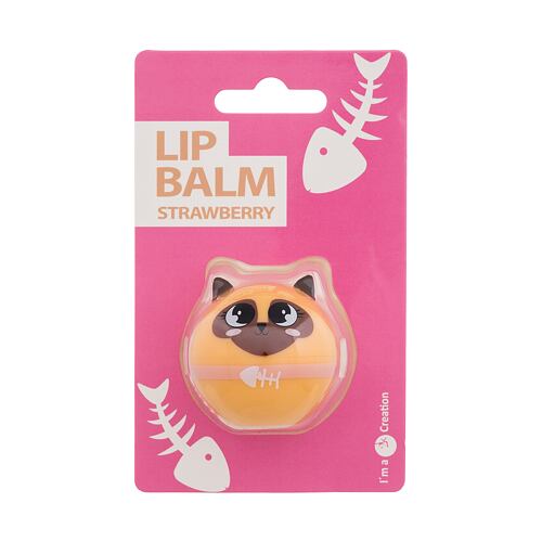 Baume à lèvres 2K Cute Animals Lip Balm Strawberry 6 g