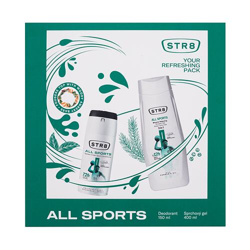 Antiperspirant STR8 All Sports 150 ml boîte endommagée Sets