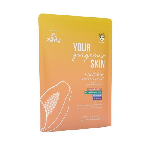 Masque visage Dr. PAWPAW Your Gorgeous Skin Soothing Sheet Mask 25 ml