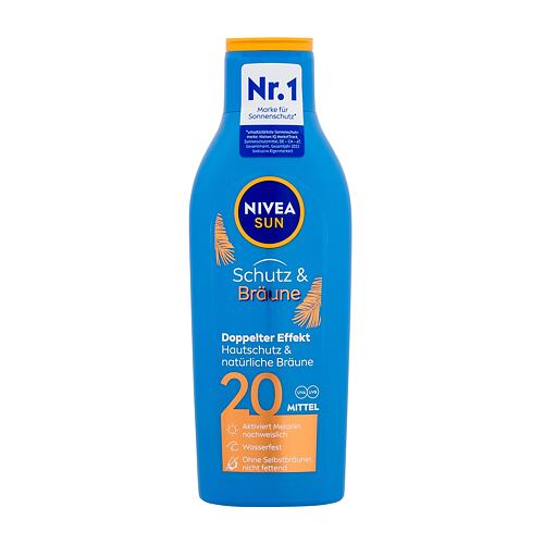 Sonnenschutz Nivea Sun Protect & Bronze Sun Lotion SPF20 200 ml