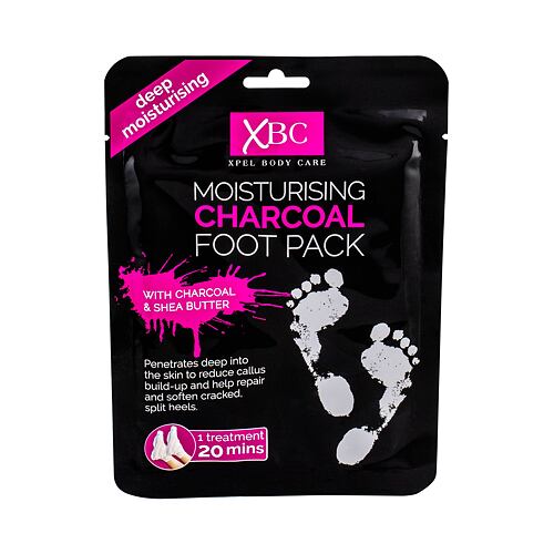 Masque pieds Xpel Body Care Charcoal Foot Pack 1 St.