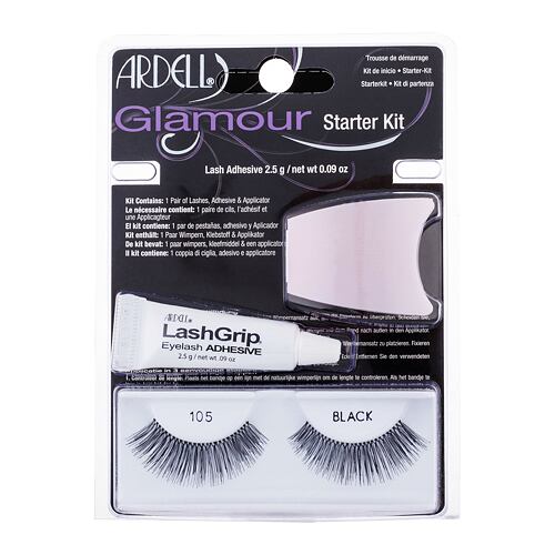 Faux cils Ardell Glamour 105 1 St. Black Sets