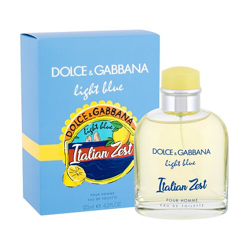 Eau de toilette Dolce&Gabbana Light Blue Italian Zest Pour Homme 125 ml boîte endommagée