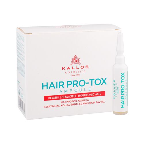 Haarserum Kallos Cosmetics Hair Pro-Tox Ampoule 10x10 ml Beschädigte Schachtel