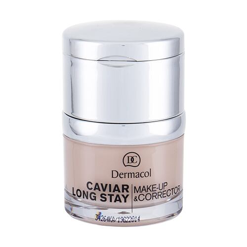 Fond de teint Dermacol Caviar Long Stay Make-Up & Corrector 30 ml 1 Pale