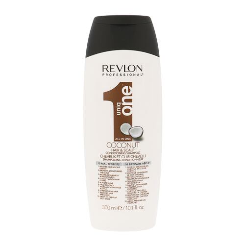 Shampoo Revlon Professional Uniq One Coconut 300 ml Beschädigtes Flakon