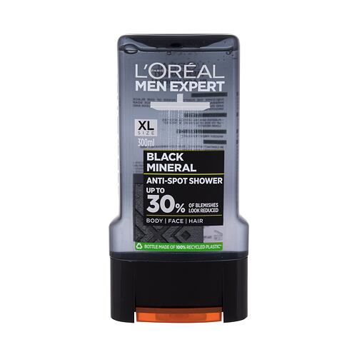 Gel douche L'Oréal Paris Men Expert Black Mineral Anti-Spot 300 ml