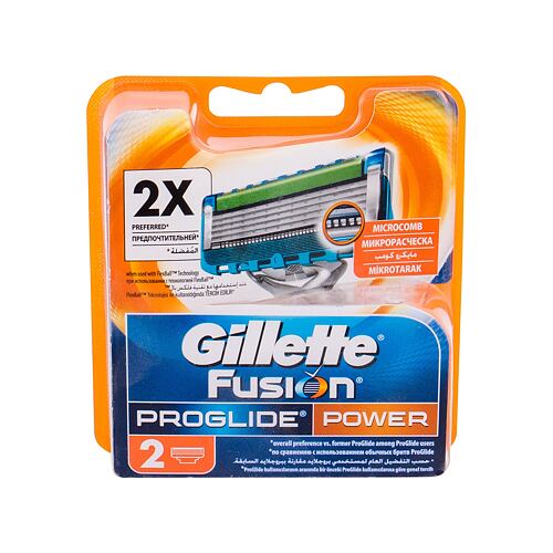 Lame de rechange Gillette Fusion5 Proglide Power 2 St. emballage endommagé