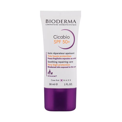 Crème de jour BIODERMA Cicabio Soothing Repairing Care SPF50+ 30 ml